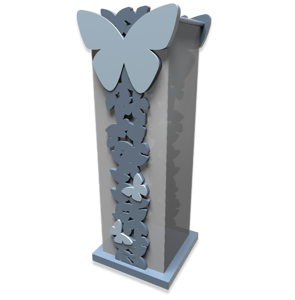 Callea design portaombrelli farfalle legno colore carta da zucchero