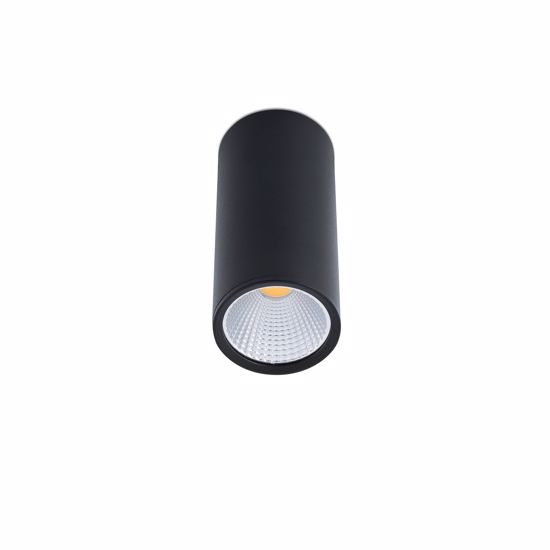 Faretto da soffitto led 15w 2700k cilindro nero