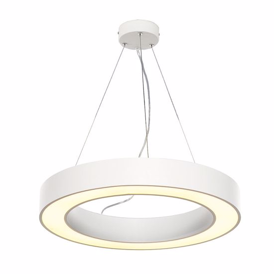 Lampadario a led moderno 40w 3000k dimmerabile 60cm forma rotonda