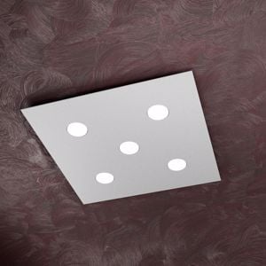 Plafoniera led  per soggiorno grigio top light area