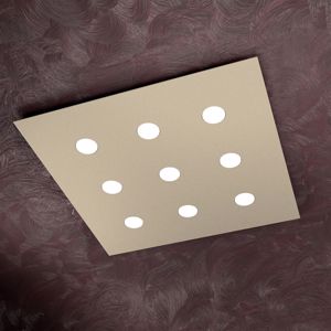 Plafoniera led sabbia toplight design moderna