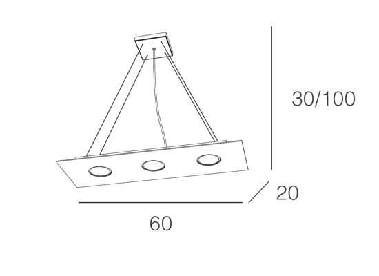 Lampadario per cucina moderna bianco top light area