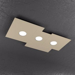 Plafoniera design moderna sabbia toplight plate