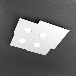 Plafoniera led bianca  top light plate