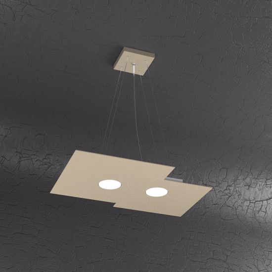 Plate toplight lampadario per cucina moderna sabbia