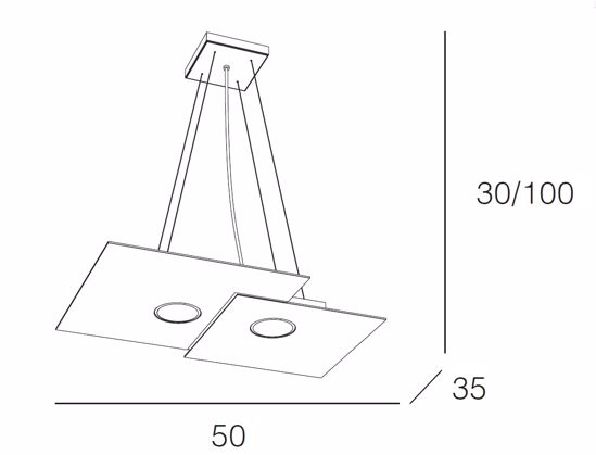 Plate toplight lampadario per cucina moderna sabbia