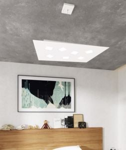 Top light note lampadario led bianco moderno per soggiorno