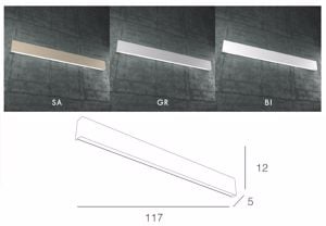 Grande applique led 120w bianca