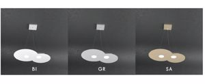 Lampadario per cucina moderna grigio toplight plate