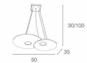 Top light cloud sabbia lampadario da cucina design