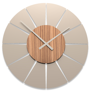 Orologio da muro moderno 100cm extreme l callea design zingana sabbia in legno
