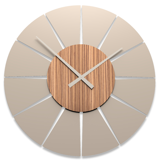 Orologio da muro moderno 100cm extreme l callea design zingana sabbia in legno