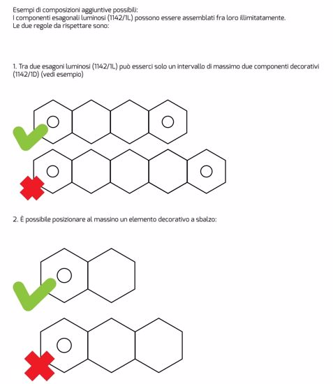 Plafoniera hexagon toplight moderna esagonale bianca