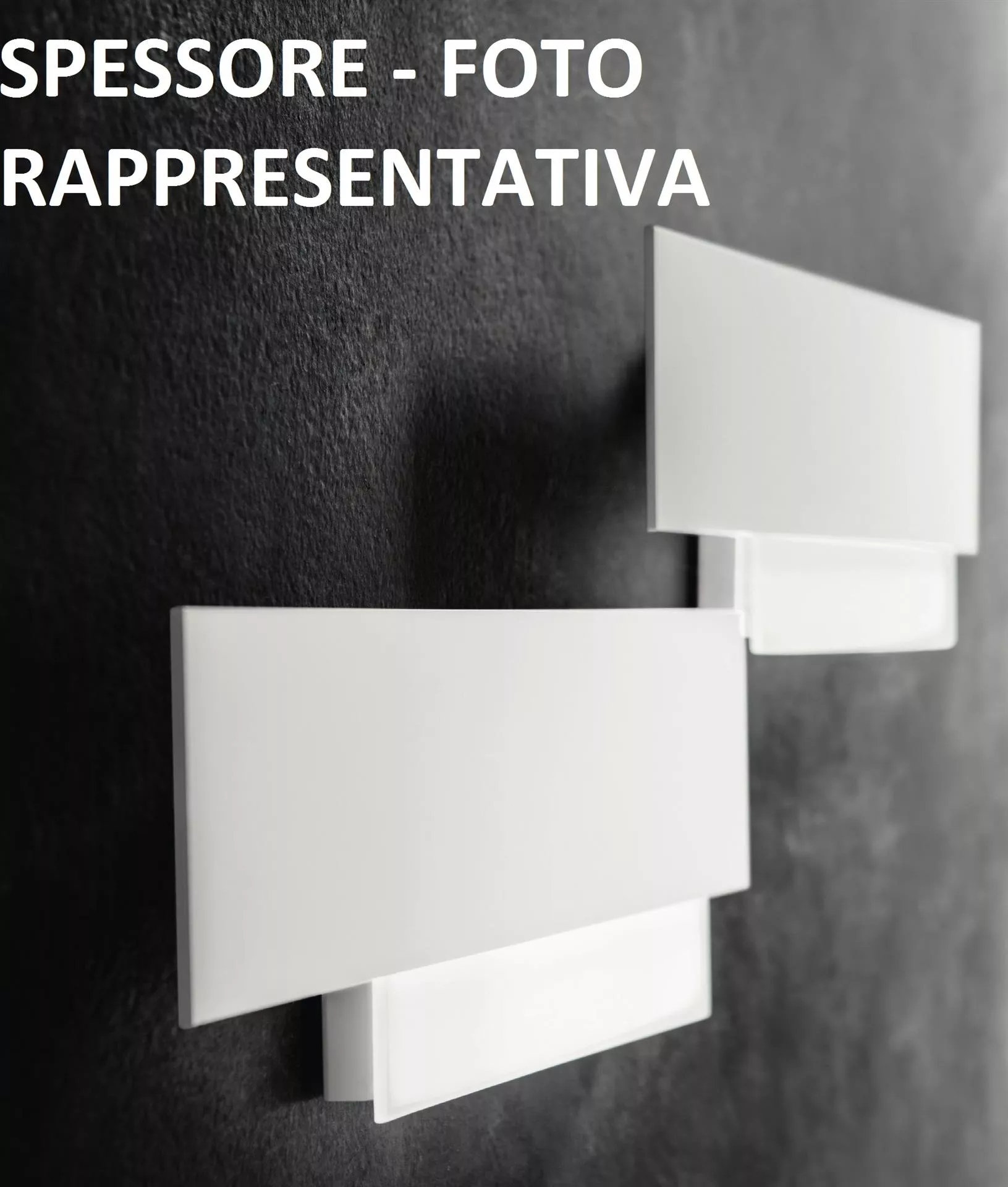 Applique led 25w 3000k doha gea luce design moderno bianco tortora - DOHA-AG -BITORTO