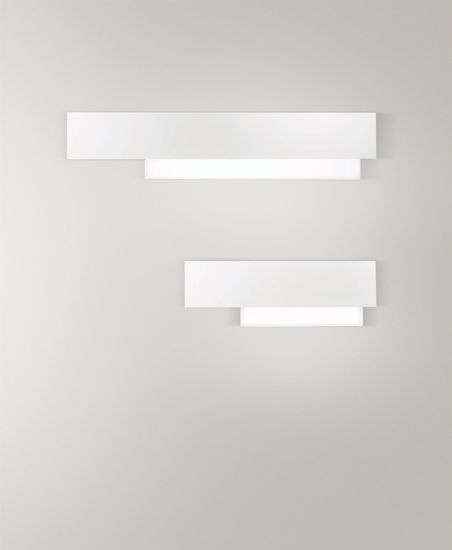 Doha gea luce bianco applique led 15w 3000k design moderno