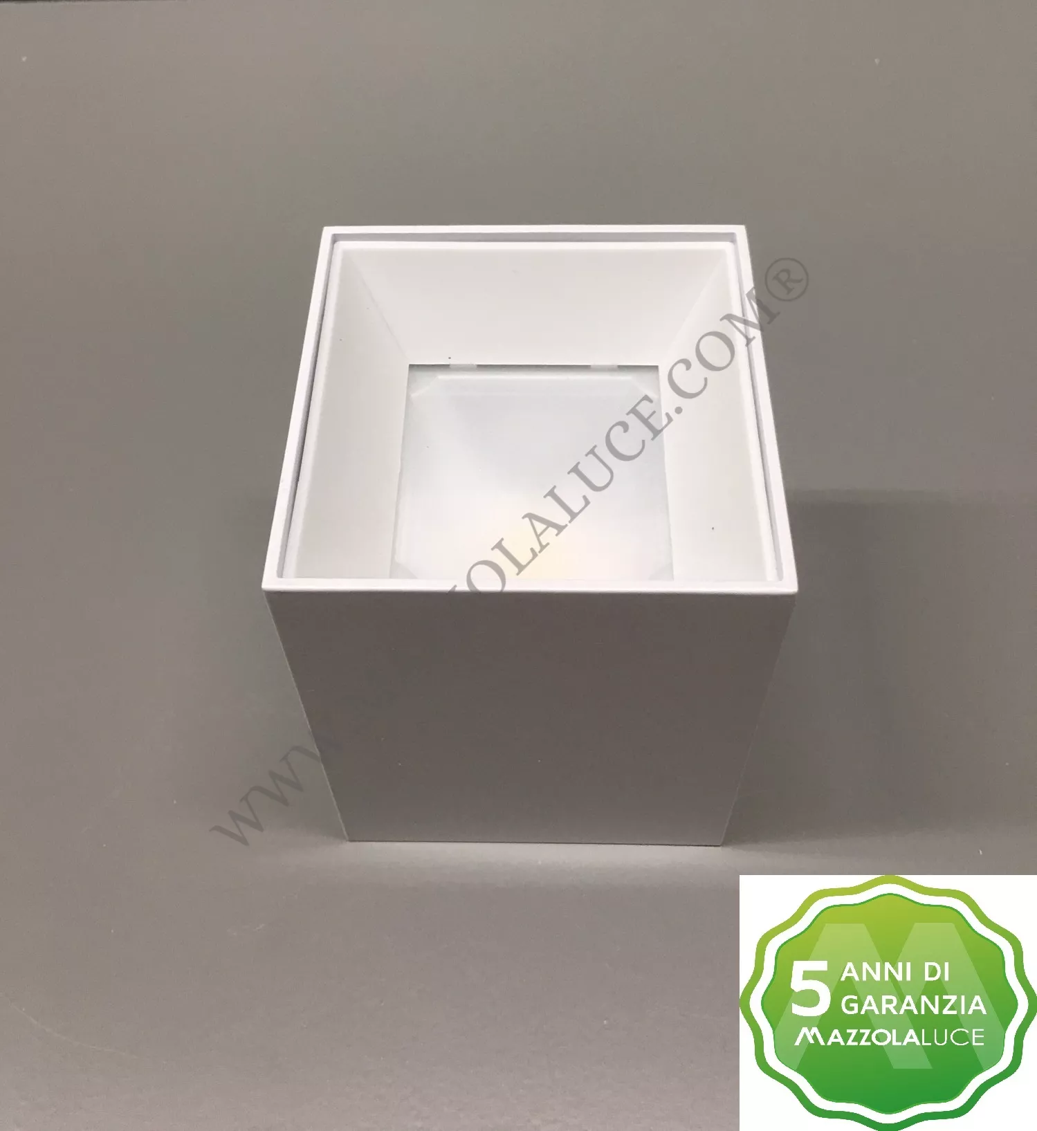 Isyluce faretto da soffitto led cubo 12w 3000k bianco per interni - 926