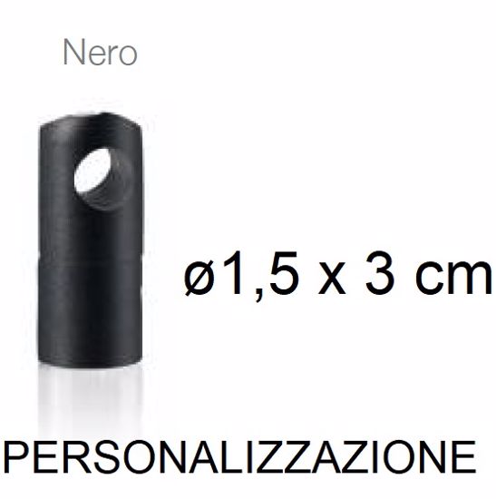 Supporto singolo reggicavo sospensione nero ideal lux