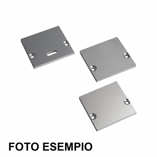 Accessori tappi di chiusura 3pz grigio per diffusore basso proiflo strip