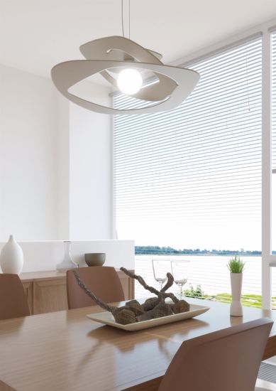 Lampadario per cucina moderna sabbia toplight warped