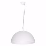 Lampadario per cucina moderna cupola bianca linea light 50cm ohps