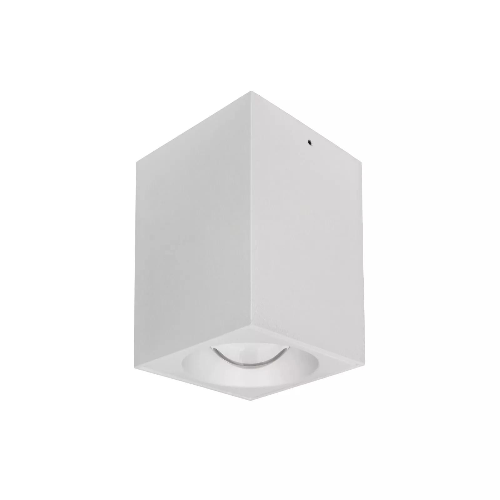 Faretto LED Quadrato a soffitto Doppio - Nero - 2x7W - Bianco