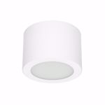 Linea light plafoniera rotonda box bianca 7w 4000k moderna