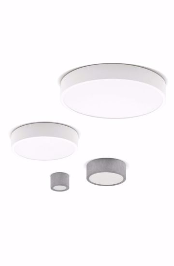 Linea light plafoniera rotonda box bianca 7w 4000k moderna