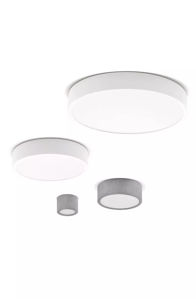 Linea light plafoniera led box squadrata bianca 31w 3000k soffitto parete -  8231