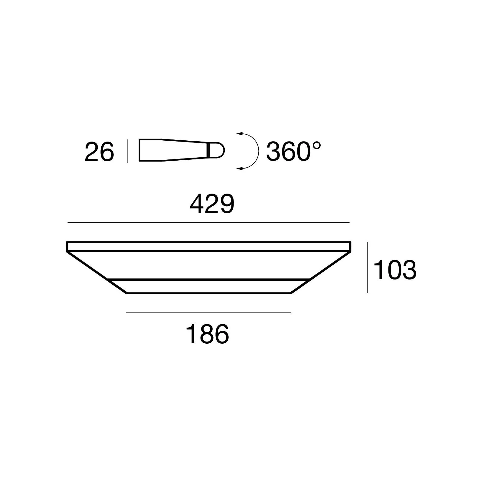 Applique da specchio cromo Fotis R 3670 Linea Light