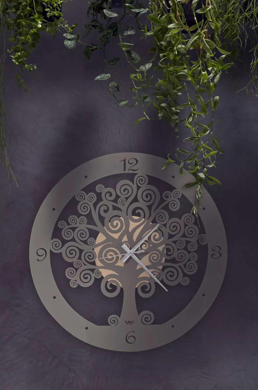 Orologio da parete Albero della Vita in metallo