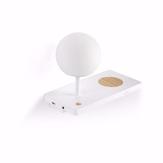 Applique multifunzione per comodino camera da letto lato destro caricatore wireless usb