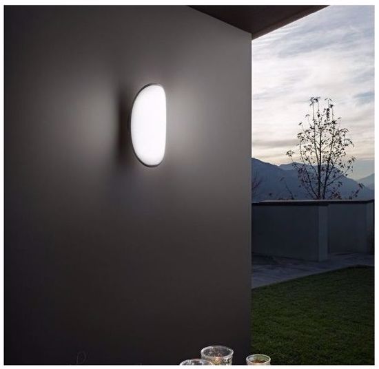 Applique da esterno antracite ip65 gea luce rhea