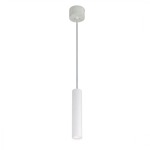 Lampade a sospensione per penisola cilindro bianco led 15w 3000k