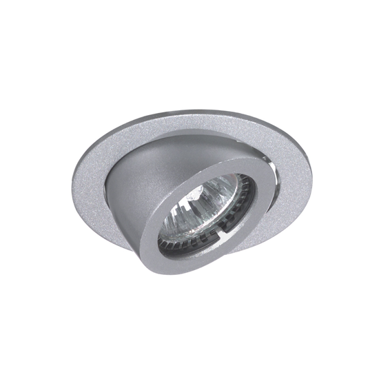 Faretto grigio da incasso per controsoffitto cartongesso luce orientabile gu10 220v