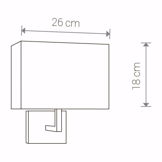 Applique da parete per comodino camera da letto moderna