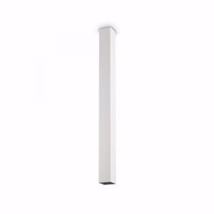 Sky pl1 h75 idea lux faretto led squadrato h75cm da soffitto gu10 5w 3000k bianco