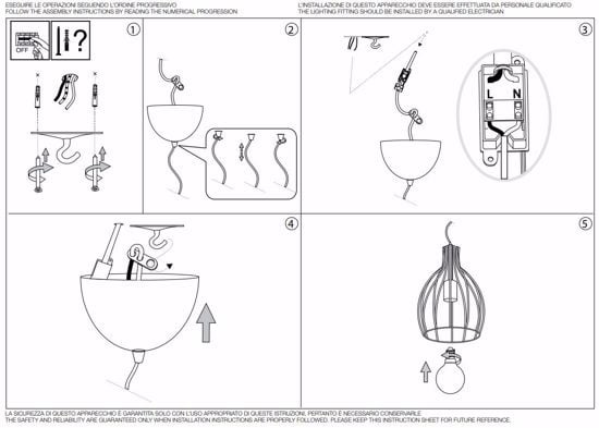 Ampolla-2 sp1 ideal lux nero lampadario a sospensione per cucina moderna