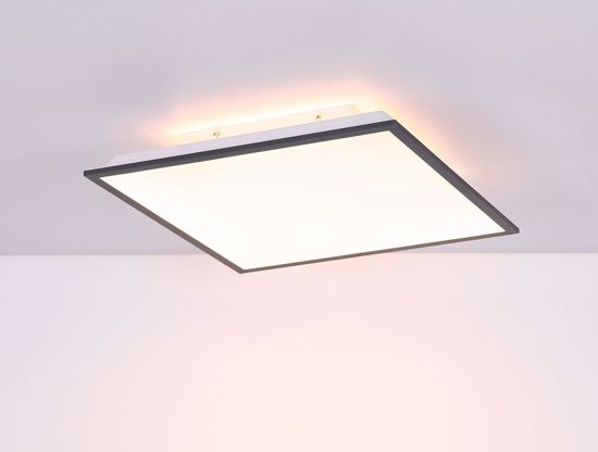 Pannello led 30x30 plafone quadrato 12w 3000k antracite