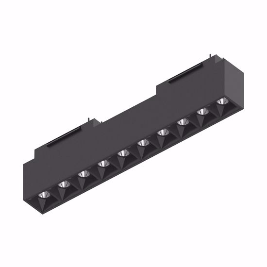 Arca modulo faretti led 48v 15w 3000k nero per binario monofase ideal lux