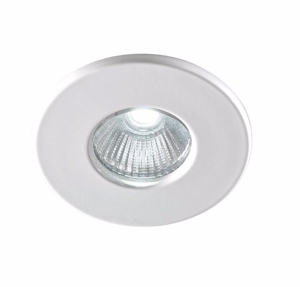 Faretto da incasso  5w 3000k per doccia bagno ip65 bianco rotondo 220v