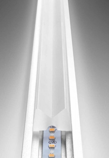 Xilema stilnovo plafoniera led bianco 3000k dimmerabile per salotto linea light  