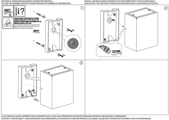 Argo ap2 4000k applique da esterno  10w antracite ip65 anti corrosione ideal lux