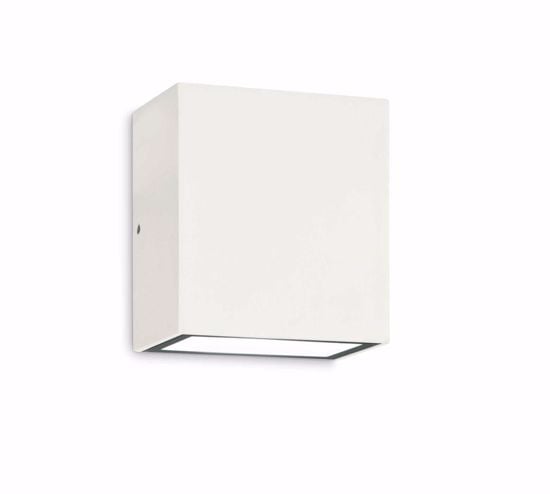 Argo ap2 4000k ideal lux applique da esterno ip65  10w 4000k metallo bianco