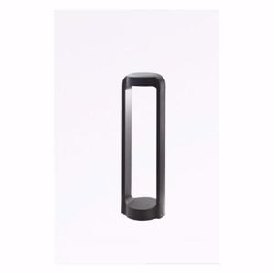 Gea luce eurus lampione da esterno 13w 4000k antracite moderno