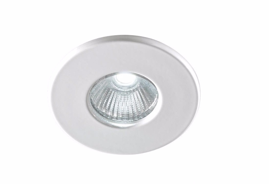 Faretto da incasso  per controssoffitto bagno doccia 5w 3000k ip65 nickel