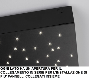 Plafoniera cielo stellato bianco led 3000k 4000k 8w