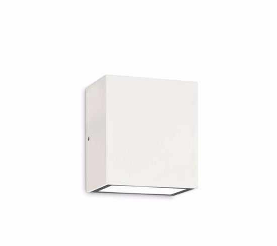 Argo ap2 3000k piccola applique da esterno  bianca ip65 impermeabile ideal lux