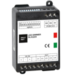 Driver dm104 dimmer push 4ch 24v 120w/ch max 240w per striscia led rgb