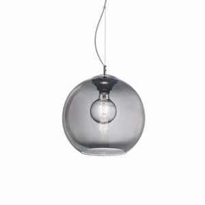 Nemo sp1 d30 lampada a sospensione per cucina boccia sfera 30cm vetro sfumato ideal lux