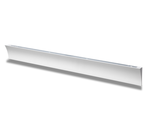 Profilo incasso per strip led 98cm con testate di chiusura